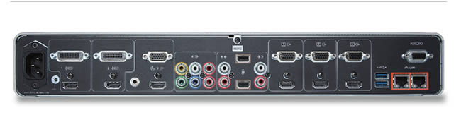 Polycom realpresence group 700 connettori